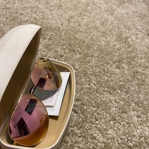 Michael Kors pink tinted sunglasses
